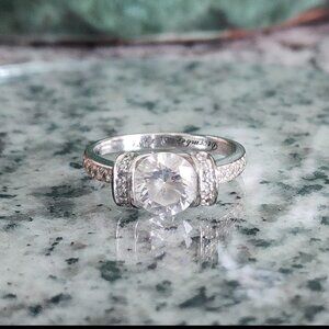 Vintage Ribbon Style Ring-Sterling Silver-Bradford Gold Exchange-Sz 12-Excellent